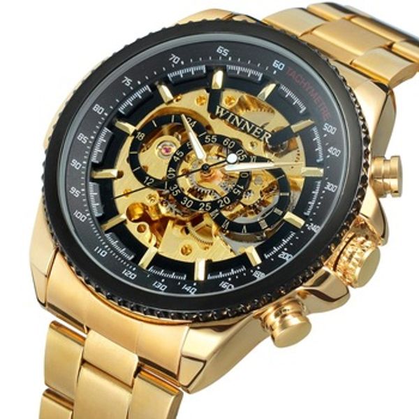 winner mens watches transparent case stainless steel automatic mechanical skeleton sport tmen clock relogio masculino, Slivery;brown
winner mens watches transparent case stainless steel automatic mechanical skeleton sport tmen clock relogio masculino, Slivery;brown