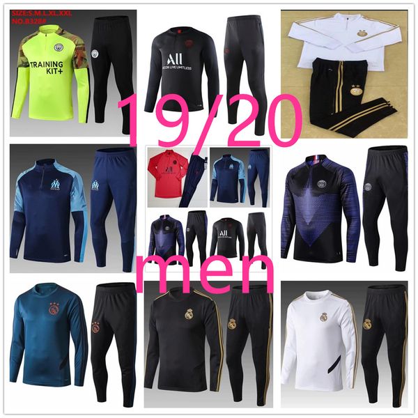 19 20 men football training tracksuit real madrid soccer training suit 2019 2020 mbappe survetement de foot chandal football jogging, Black
19 20 men football training tracksuit real madrid soccer training suit 2019 2020 mbappe survetement de foot chandal football jogging, Black