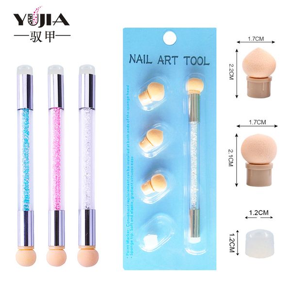 double end gradient nail art brushes sponges stamp nails designs painting glitter picking dotting acrylic manicure tools, Yellow
double end gradient nail art brushes sponges stamp nails designs painting glitter picking dotting acrylic manicure tools, Yellow