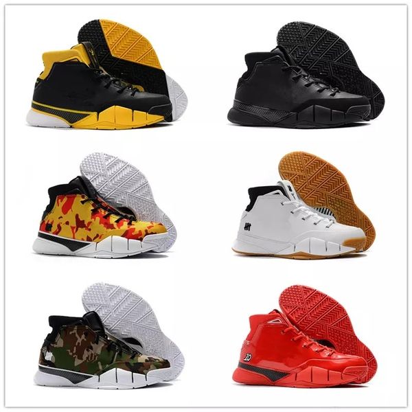2019 New kobe 1 Protro ZK1 Black Gold Red Thomas Camouflage Green Gum Basketball Shoes for Men KB One 1s Sports Trainers Sneakers Size 40-46
2019 New kobe 1 Protro ZK1 Black Gold Red Thomas Camouflage Green Gum Basketball Shoes for Men KB One 1s Sports Trainers Sneakers Size 40-46