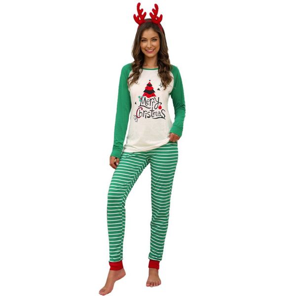 women xmas letter print raglan sleeve christmas party striped nightwear pyjamas, Black;red
women xmas letter print raglan sleeve christmas party striped nightwear pyjamas, Black;red