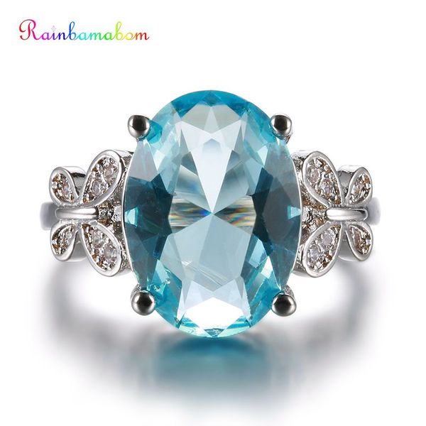 rainbamabom 925 solid sterling silver aquamarine gemstone birthstone wedding engagement butterfly ring fine jewelry wholesale, Golden;silver
rainbamabom 925 solid sterling silver aquamarine gemstone birthstone wedding engagement butterfly ring fine jewelry wholesale, Golden;silver