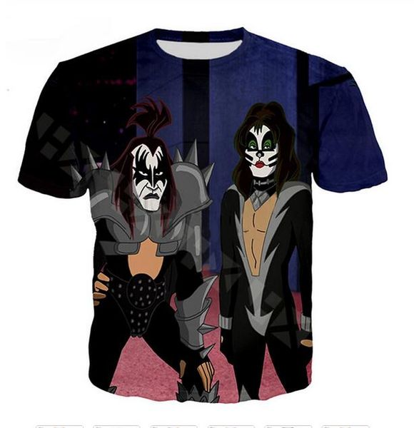 new fashion rock kiss metal bandt-shirts men fashion clothing 3d print men women harajuku style streetwear el040, White;black
new fashion rock kiss metal bandt-shirts men fashion clothing 3d print men women harajuku style streetwear el040, White;black