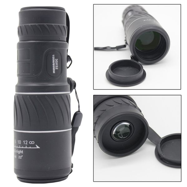 30 Ã 52 high magnification optical zoom field glasses telescopes clear view red film hunting outdoor portable monocular *
30 Ã 52 high magnification optical zoom field glasses telescopes clear view red film hunting outdoor portable monocular *