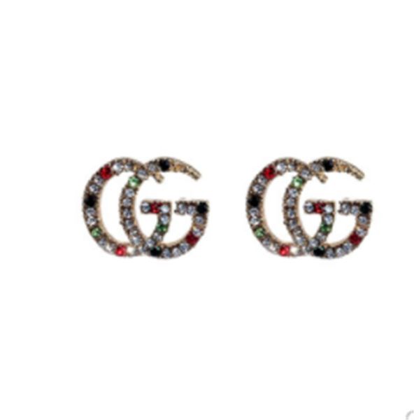 luxury designer earrings with red white green stone women jewelry stud letter earrings with crystal for party, Golden;silver
luxury designer earrings with red white green stone women jewelry stud letter earrings with crystal for party, Golden;silver