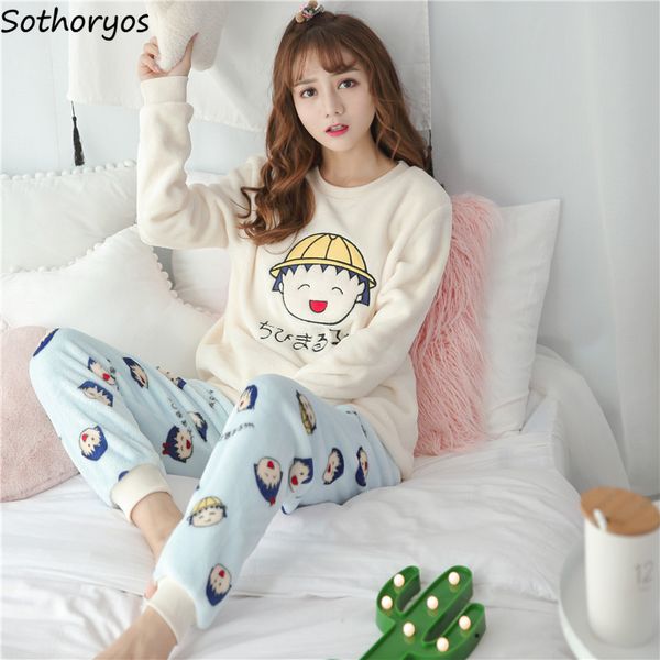 pajama sets women winter thicken warm soft lovely cartoon womens pajamas korean style o-neck females leisure home clothing chic, Blue;gray
pajama sets women winter thicken warm soft lovely cartoon womens pajamas korean style o-neck females leisure home clothing chic, Blue;gray