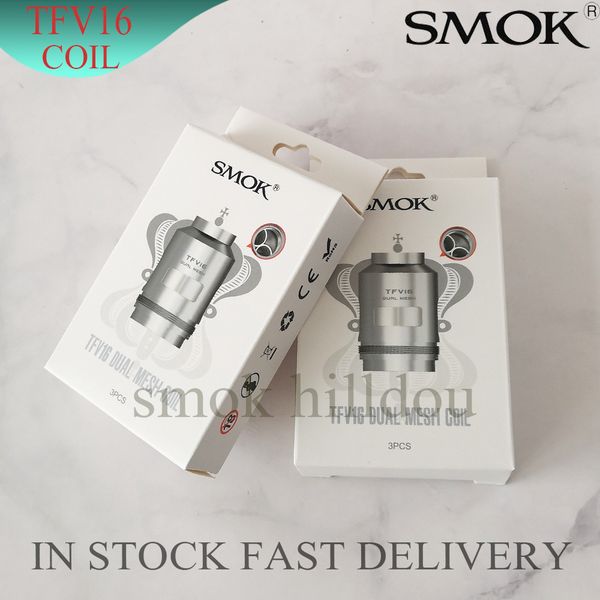 

SMOK Tfv16 Mesh Coil 0.17 ohm 0.12 ohm двойная сетка 0.15 ohm тройная сетка катушки замена сердечников для Tfv16 Sub Ohm Tank 100% аутентичный