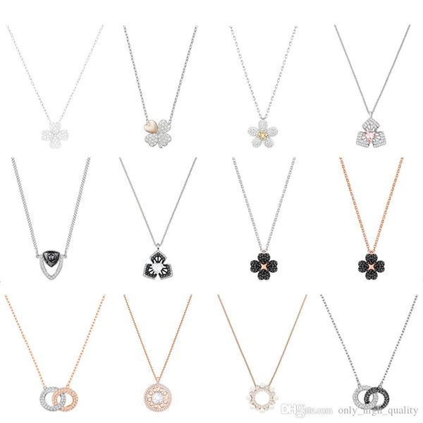 original 925 sterling silver new necklace, popular brand clover double ring gemstone necklace, suitable for women's party
original 925 sterling silver new necklace, popular brand clover double ring gemstone necklace, suitable for women's party