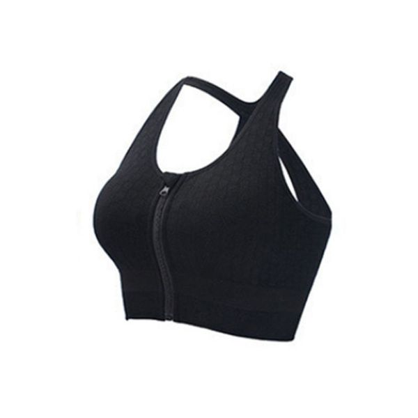 women multipurpose running underwear gym yoga fitness workout shockproof sport bra zip front push up durable sports bra new, White;black
women multipurpose running underwear gym yoga fitness workout shockproof sport bra zip front push up durable sports bra new, White;black