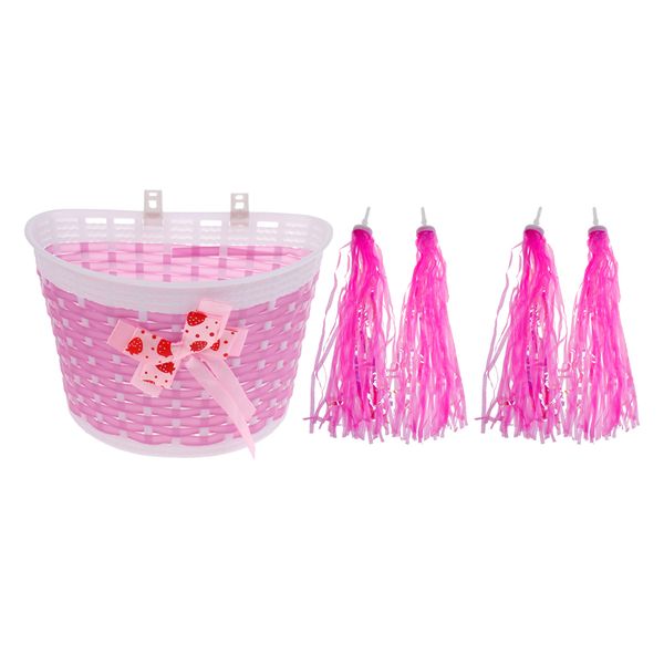 bike bicycle basket front decoration + streamers handlebar handle bar tassels, child bike accessories
bike bicycle basket front decoration + streamers handlebar handle bar tassels, child bike accessories