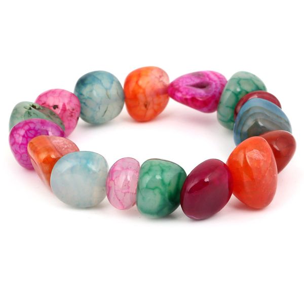 natural volcanic stones viennimel mixed color agate bracelet random ice crack irregular natural bracelet, Golden;silver
natural volcanic stones viennimel mixed color agate bracelet random ice crack irregular natural bracelet, Golden;silver