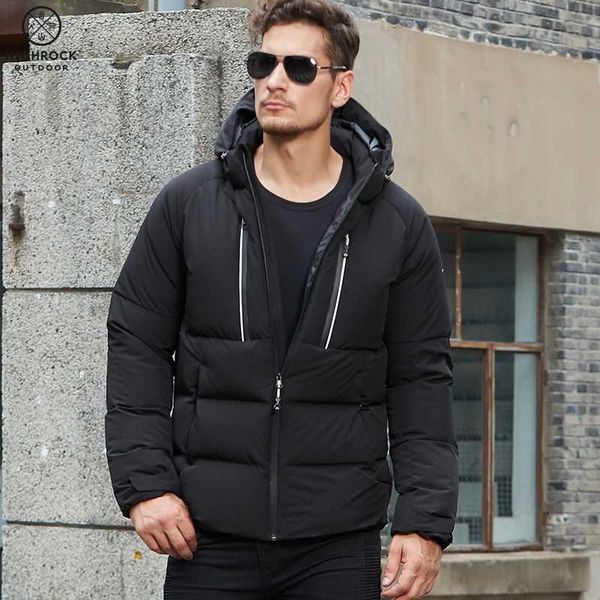 highrock men winter fp700 thick hooded short style down jacket outdoor sports cold protection x117, Blue;black
highrock men winter fp700 thick hooded short style down jacket outdoor sports cold protection x117, Blue;black
