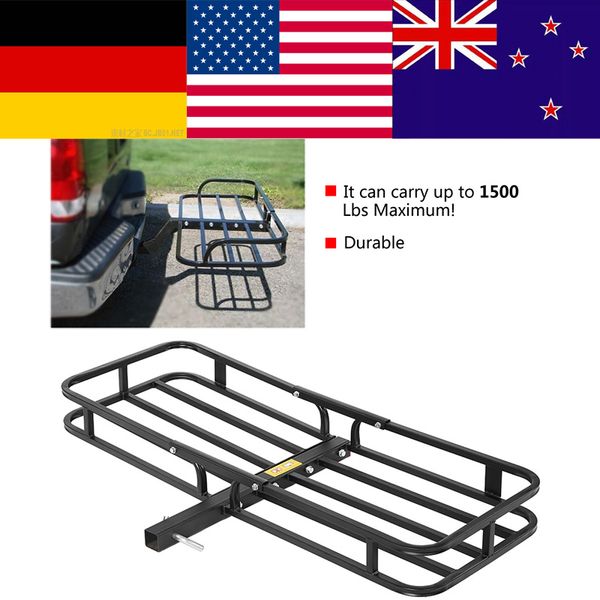 oversea basket-style steel cargo carrier luggage basket mounted rack hitch hauler suv truck atv
oversea basket-style steel cargo carrier luggage basket mounted rack hitch hauler suv truck atv