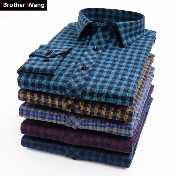 2019 new men's plaid casual shirt fashion plus size long sleeve social shirt male loose brand clothes 5xl 6xl 7xl 8xl 9xl 10xl, White;black
2019 new men's plaid casual shirt fashion plus size long sleeve social shirt male loose brand clothes 5xl 6xl 7xl 8xl 9xl 10xl, White;black