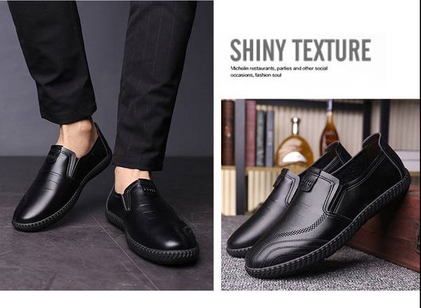 2019 leisure shoes men's summer new breathable shoes soft face soybean shoes british quality korean edition, Black
2019 leisure shoes men's summer new breathable shoes soft face soybean shoes british quality korean edition, Black