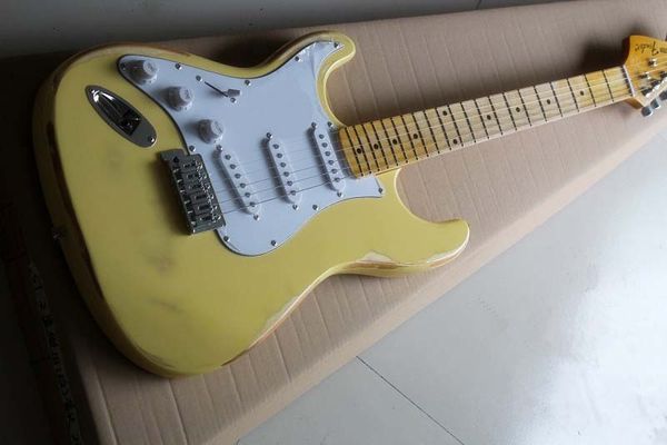 quality is the first left handed electric guitar cream for left-handed people copy the old model
quality is the first left handed electric guitar cream for left-handed people copy the old model