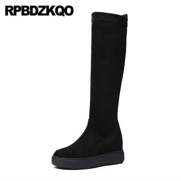 stretch long knee high wedge slim hidden ankle slip on winter designer shoes women luxury 2019 casual tall black boots fur
stretch long knee high wedge slim hidden ankle slip on winter designer shoes women luxury 2019 casual tall black boots fur