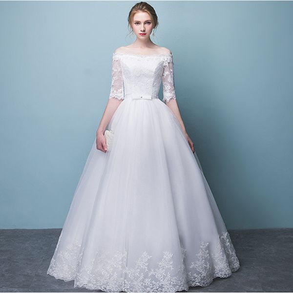 tulle with lace ball gown wedding dresses off shoulder bridal gowns white simple wedding gown vestidos
tulle with lace ball gown wedding dresses off shoulder bridal gowns white simple wedding gown vestidos