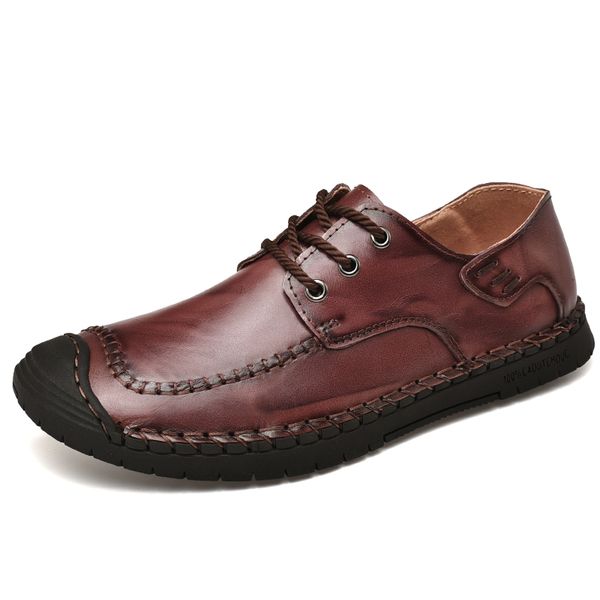 genuine leather male loafers fashion leather casual men shoes retro soft casual loafers men breathable flat male shoes hc-375, Black
genuine leather male loafers fashion leather casual men shoes retro soft casual loafers men breathable flat male shoes hc-375, Black