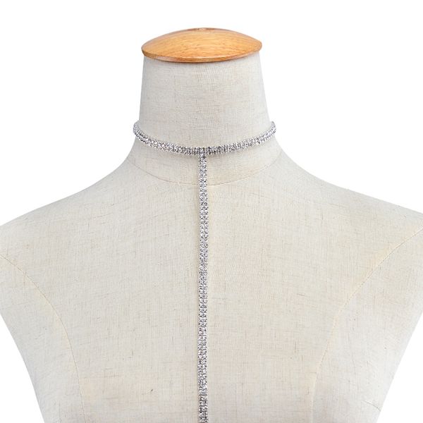2 row clear crystal choker rhinestone cup chain necklace silver color alloy chain vintage palace charm princess jewelry, Golden;silver
2 row clear crystal choker rhinestone cup chain necklace silver color alloy chain vintage palace charm princess jewelry, Golden;silver