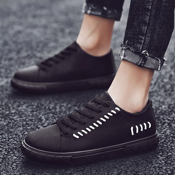 schoenen mannen men's casual round toe solid lace-up canvas shoes board shoes low sneakers men zapatillas hombre casual, Black
schoenen mannen men's casual round toe solid lace-up canvas shoes board shoes low sneakers men zapatillas hombre casual, Black