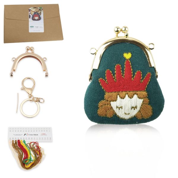 haofa embroidery purse making kits mysterious queen stitch needlework sewing stitching quilting handmade mini bag, Black
haofa embroidery purse making kits mysterious queen stitch needlework sewing stitching quilting handmade mini bag, Black