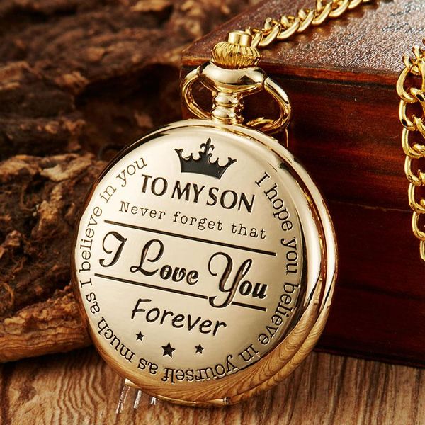 quartz pocket watches mens to my son i love you golden clock for kids child pocket watch necklace chain children's day gifts nsgyy, Blue
quartz pocket watches mens to my son i love you golden clock for kids child pocket watch necklace chain children's day gifts nsgyy, Blue
