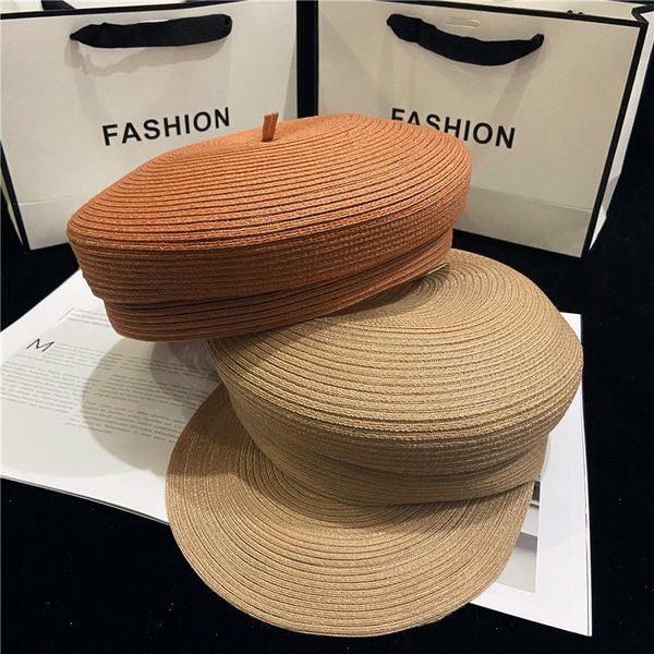 beret female beret octagonal summer fashionable all-match straw navy hat casual octagonal hat british, Blue;gray
beret female beret octagonal summer fashionable all-match straw navy hat casual octagonal hat british, Blue;gray