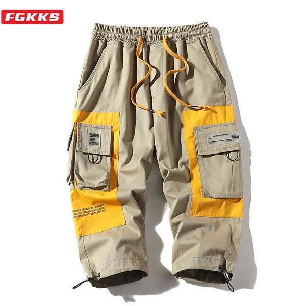 fgkks summer men штаны фирменного качества мужская multi-карманная до щиколотки брюки trend wild casual male, Black
fgkks summer men штаны фирменного качества мужская multi-карманная до щиколотки брюки trend wild casual male, Black