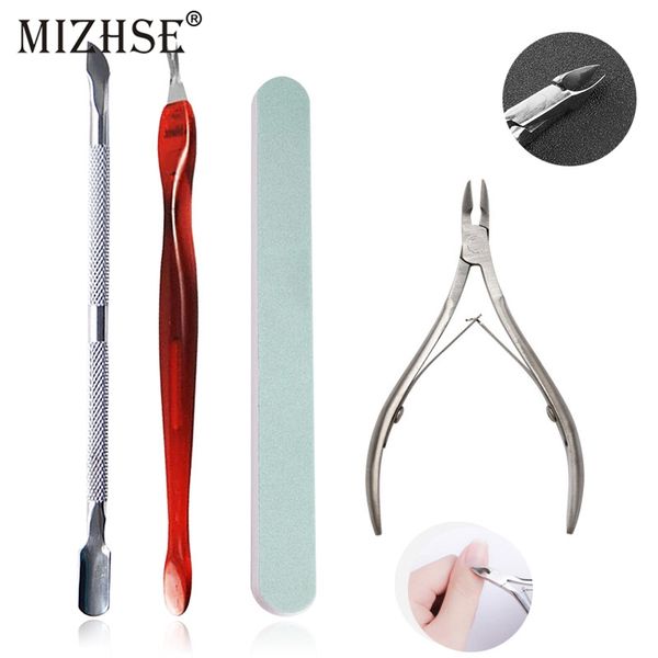 mizhse 4pcs/set nail art files uv gel nail cuticle pusher remover clippers scissors set for manicure gel polish tools
mizhse 4pcs/set nail art files uv gel nail cuticle pusher remover clippers scissors set for manicure gel polish tools