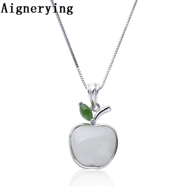 certificate natural pendant genuine 925 silver inlay apple jade necklace pendant zircon women party gift box necklace
certificate natural pendant genuine 925 silver inlay apple jade necklace pendant zircon women party gift box necklace