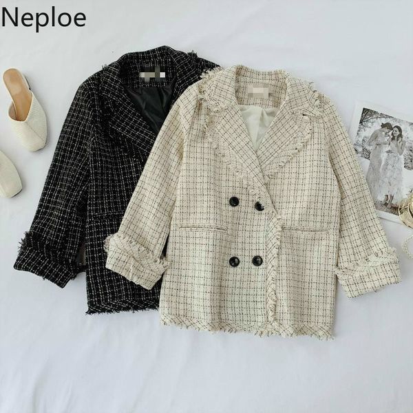 neploe french temperament small fragrance abrigos mujer inverno loose double breasted burr coat autumn mid long jacket 45794, Black
neploe french temperament small fragrance abrigos mujer inverno loose double breasted burr coat autumn mid long jacket 45794, Black