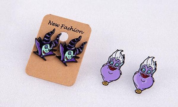 new 1pairs ursula maleficent villains women girl fashion cartoon stud earring cute earrings for women girl party gifts m-01, Golden;silver
new 1pairs ursula maleficent villains women girl fashion cartoon stud earring cute earrings for women girl party gifts m-01, Golden;silver