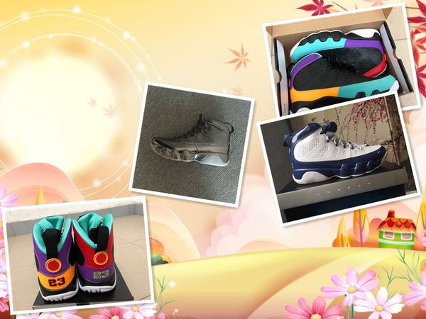 With Box 9 Dream It Do It casual Shoes black university red dark concord canyon gold turbo green white 9s UNC Bred Trainers size 7~13
With Box 9 Dream It Do It casual Shoes black university red dark concord canyon gold turbo green white 9s UNC Bred Trainers size 7~13