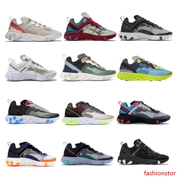 2019 epic react element 87 undercover men running shoes undercover green stripe black women designer shoes sport sneakers 5.5-11
2019 epic react element 87 undercover men running shoes undercover green stripe black women designer shoes sport sneakers 5.5-11