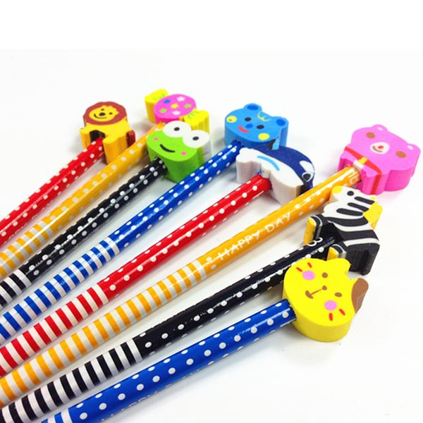 40pcs/lot cartoon striped colored pencil ten wooden pencils drawing writing office school stationery with eraser
40pcs/lot cartoon striped colored pencil ten wooden pencils drawing writing office school stationery with eraser