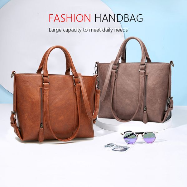 fashion retro ladies big bag 2020 new portable large capacity shoulder messenger bag
fashion retro ladies big bag 2020 new portable large capacity shoulder messenger bag