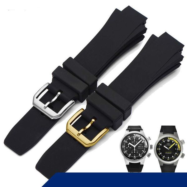 26x16mm watch band for iwc aquatimer replacement strap iw354807 bracelet for men black silionce rubber belt pin buckle masculino y19070902, Black;brown
26x16mm watch band for iwc aquatimer replacement strap iw354807 bracelet for men black silionce rubber belt pin buckle masculino y19070902, Black;brown
