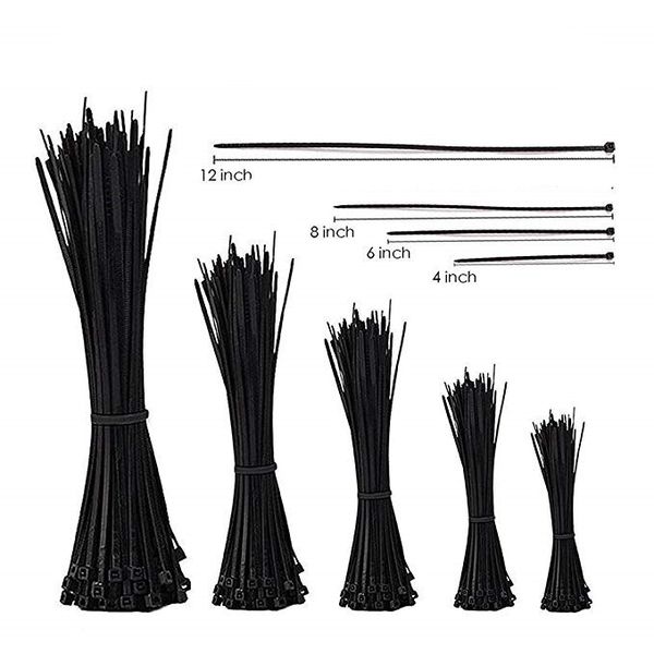 zip ties 500 pcs nylon cable zip ties with self-locking 4/6/8/12 inch black white resistant heavy duty
zip ties 500 pcs nylon cable zip ties with self-locking 4/6/8/12 inch black white resistant heavy duty
