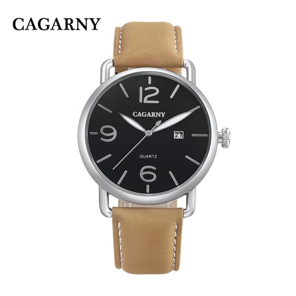 mens designer watch brand fashion sports quartz watch men leather waterproof chronograph military luxury clock business relogio masculino, Slivery;brown 
mens designer watch brand fashion sports quartz watch men leather waterproof chronograph military luxury clock business relogio masculino, Slivery;brown