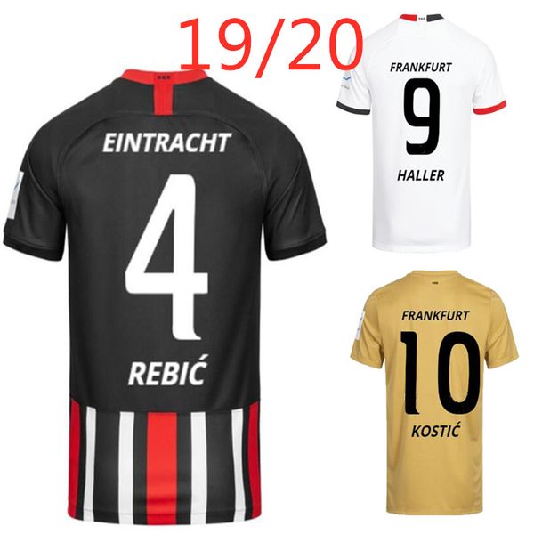 Eintracht frankfurt da co ta fernande jovic haller ko tic occer jer ey 2019 2020 home away thai quality a football hirt Eintracht frankfurt da co ta fernande jovic haller ko tic occer jer ey 2019 2020 home away thai quality a football hirt