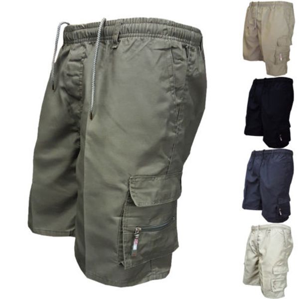 fashion casual men's cargo plain army combat half pants summer work casual trousers beige black, White;black
fashion casual men's cargo plain army combat half pants summer work casual trousers beige black, White;black