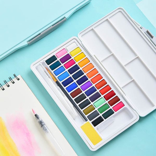 macaron style solid water color paint set bright color high capacity watercolor painting pigment set for drawing art supplies
macaron style solid water color paint set bright color high capacity watercolor painting pigment set for drawing art supplies