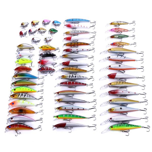 56pcs different sizes fishing lure minnow crankbait hard bait tight wobble slow sinking jerkbait fishing tackle
56pcs different sizes fishing lure minnow crankbait hard bait tight wobble slow sinking jerkbait fishing tackle