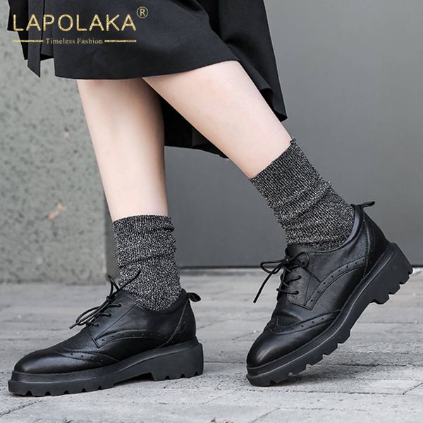 lapolaka 2019 new arrivals genuine cow leather black shoes woman pumps lace up platform comfortable pumps woman shoes
lapolaka 2019 new arrivals genuine cow leather black shoes woman pumps lace up platform comfortable pumps woman shoes