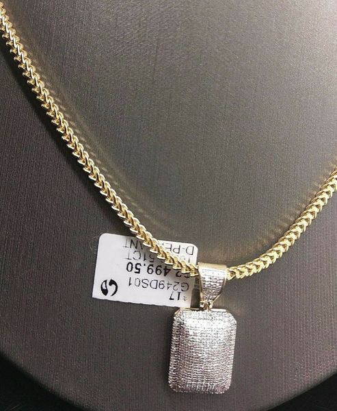 НАСТОЯЩЕЕ 10 К Желтое Золото Подлинная 1/2 CT Алмазный Кулон Шарм Мужчины / Женщины, К
НАСТОЯЩЕЕ 10 К Желтое Золото Подлинная 1/2 CT Алмазный Кулон Шарм Мужчины / Женщины, К