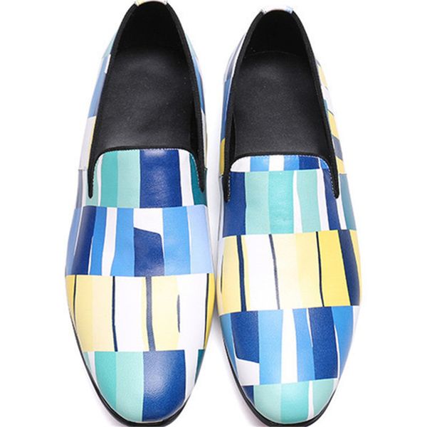colorful low heel round toe slid-on personalized shoe handmade ankle loafers dress shoes, Black
colorful low heel round toe slid-on personalized shoe handmade ankle loafers dress shoes, Black