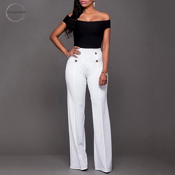 trousers women fashion causal loose button high waist wide leg pants overalls elegant zipper fly solid pants drop shipping, Black;white
trousers women fashion causal loose button high waist wide leg pants overalls elegant zipper fly solid pants drop shipping, Black;white