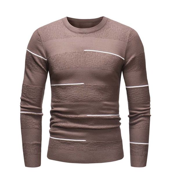 2019 autumn casual men's sweater o-neck striped slim fit knittwear mens sweaters pullovers pullover men pull homme m-3xl, Black
2019 autumn casual men's sweater o-neck striped slim fit knittwear mens sweaters pullovers pullover men pull homme m-3xl, Black