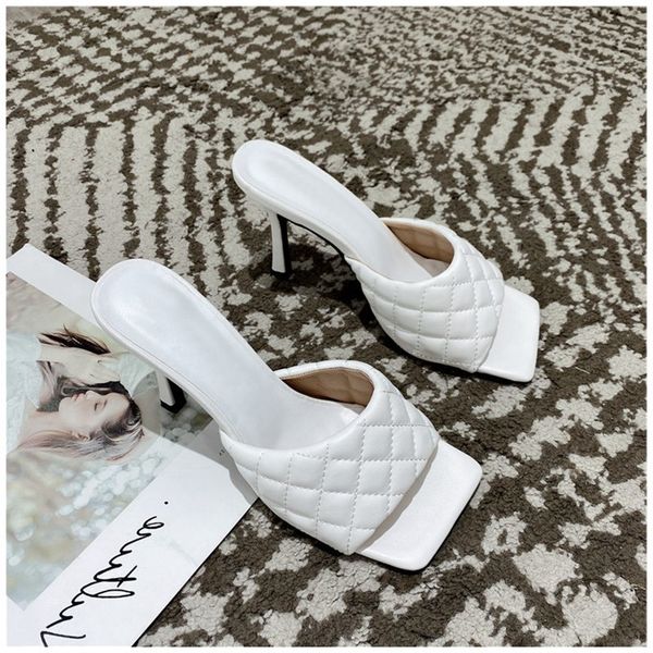 2020 design women slippers elegant square toe thin high heels 9cm slippers summer outdoor beach slides shoes, Black
2020 design women slippers elegant square toe thin high heels 9cm slippers summer outdoor beach slides shoes, Black